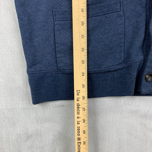 Ralph Lauren Polo Mens Sweater Large Navy Blue Shawl Neck Cardigan Long Sleeve - Picture 5 of 7